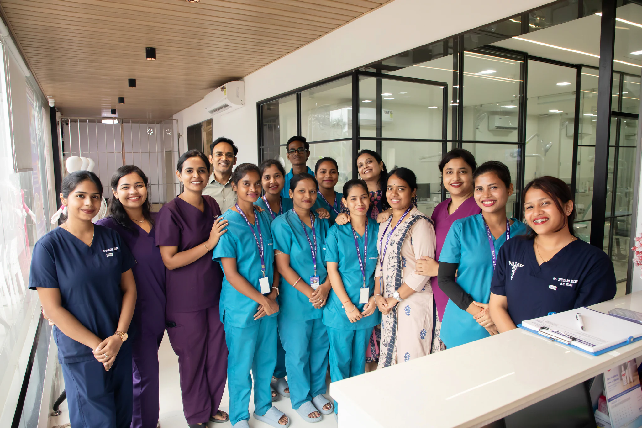 Kedia Dental Care Clinical Specialists & Surgical Staff at Shuvam Towers
